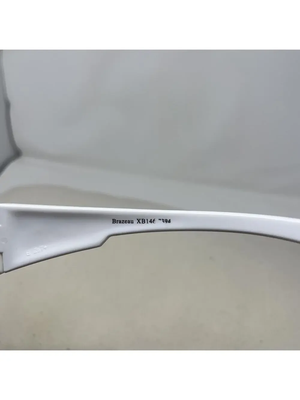 Men's White and Black Sunglass